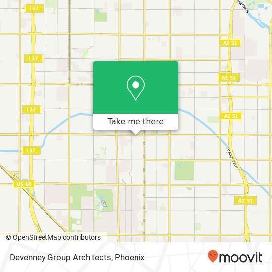 Devenney Group Architects map