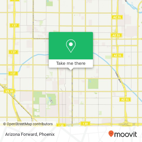 Mapa de Arizona Forward