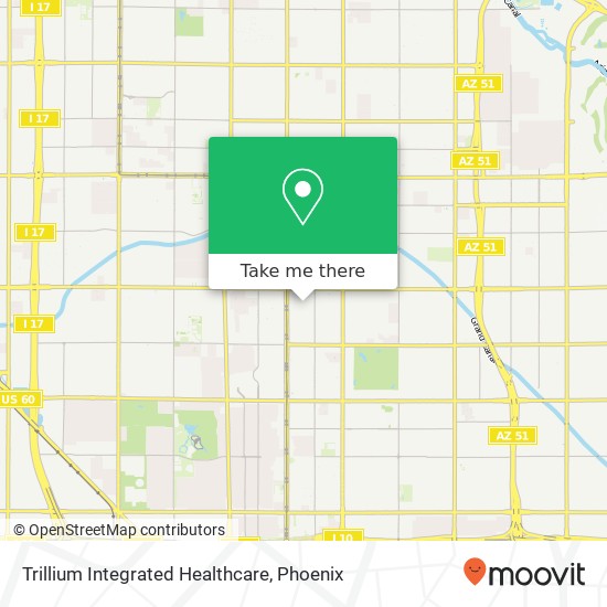 Trillium Integrated Healthcare map