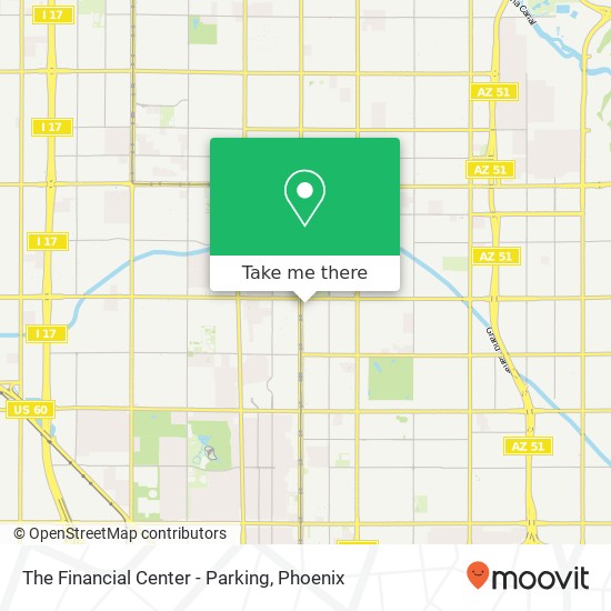 The Financial Center - Parking map