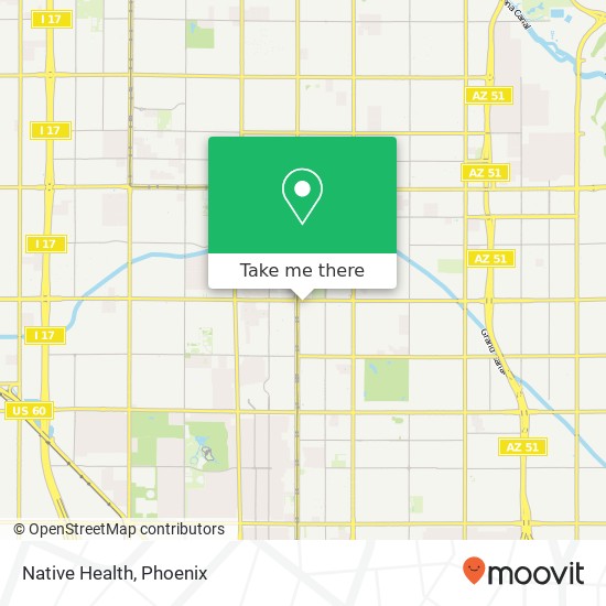 Native Health map