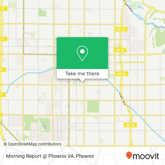 Mapa de Morning Report @ Phoenix VA