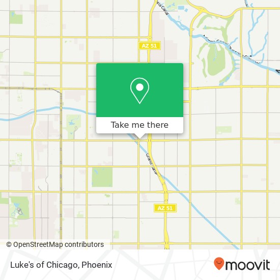 Luke's of Chicago map