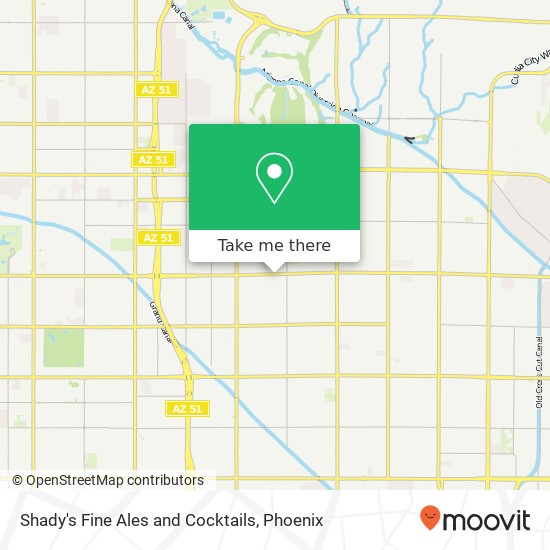 Shady's Fine Ales and Cocktails map