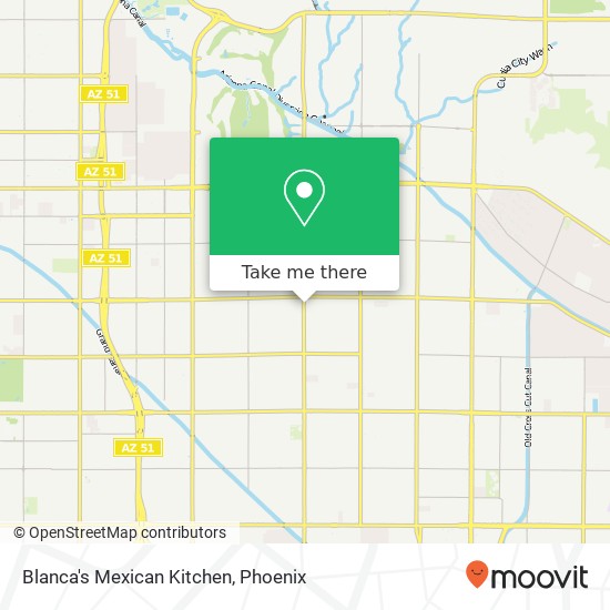 Blanca's Mexican Kitchen map