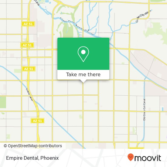 Mapa de Empire Dental