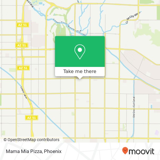 Mama Mia Pizza map