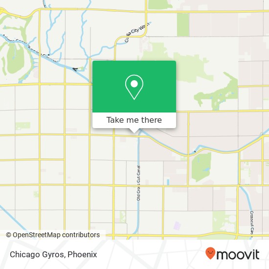 Chicago Gyros map
