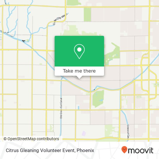 Mapa de Citrus Gleaning Volunteer Event