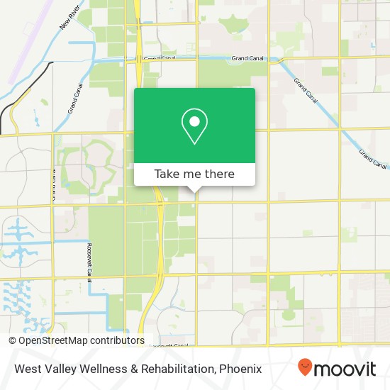 Mapa de West Valley Wellness & Rehabilitation