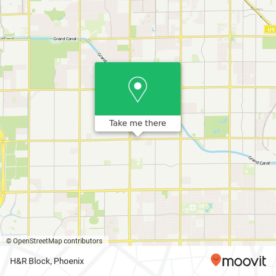 H&R Block map