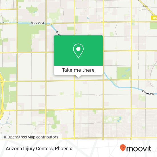 Mapa de Arizona Injury Centers