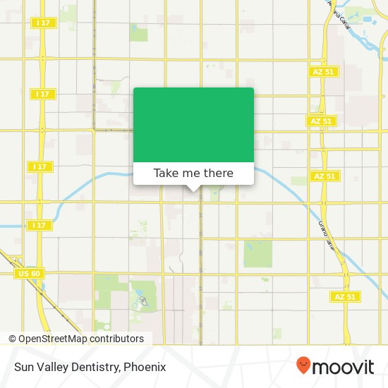 Mapa de Sun Valley Dentistry