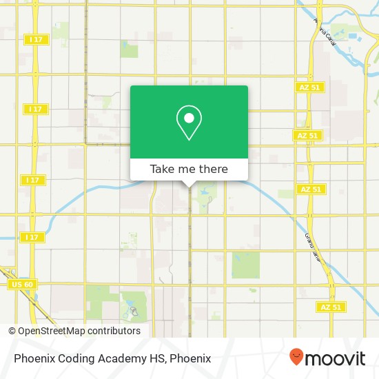Phoenix Coding Academy HS map