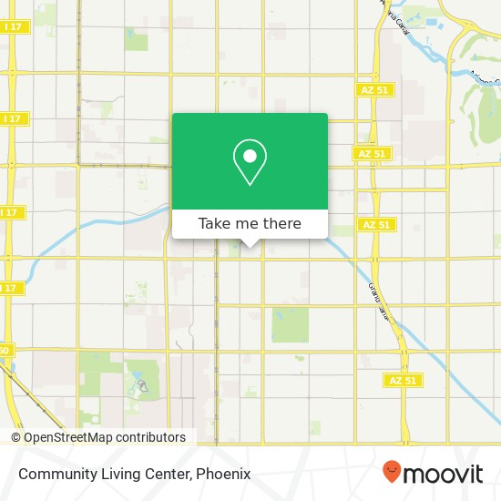 Community Living Center map