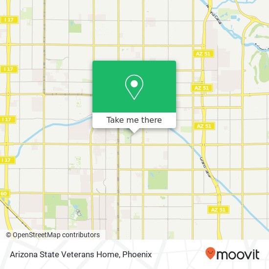 Arizona State Veterans Home map