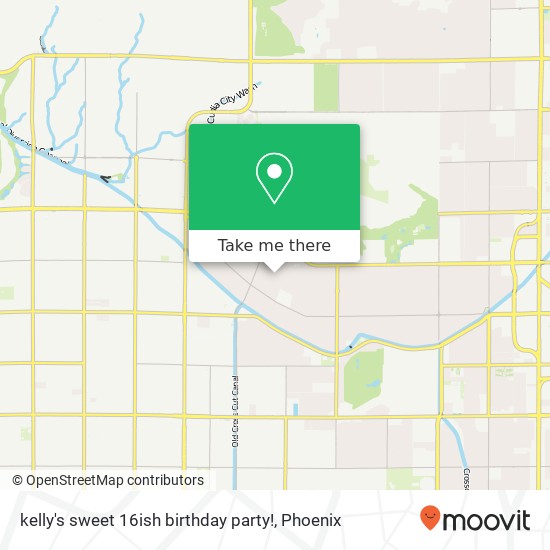 kelly's sweet 16ish birthday party! map
