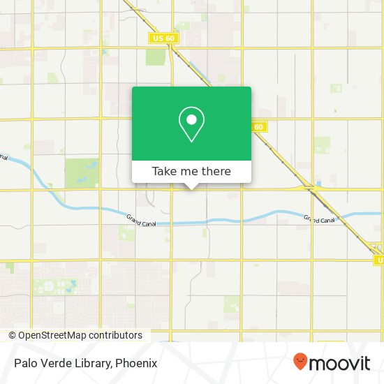 Palo Verde Library map