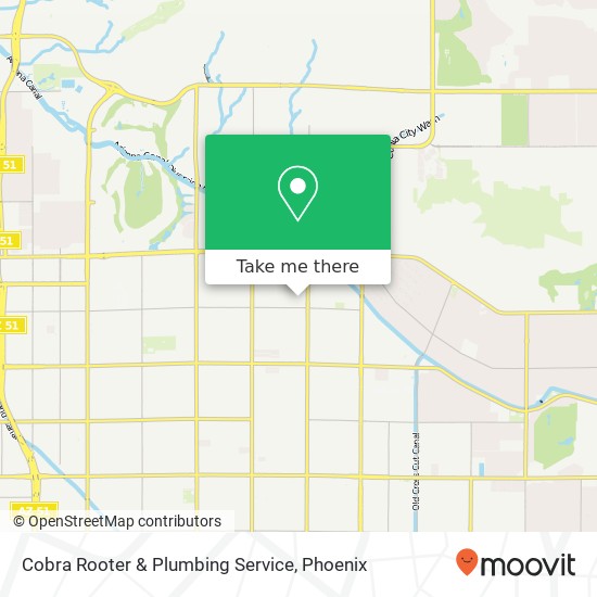 Cobra Rooter & Plumbing Service map