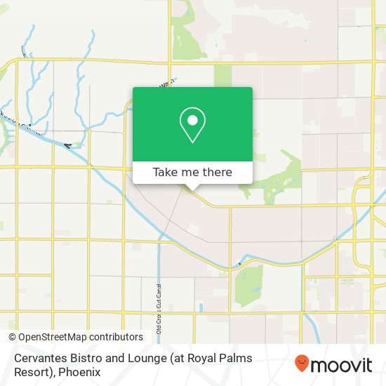 Cervantes Bistro and Lounge (at Royal Palms Resort) map