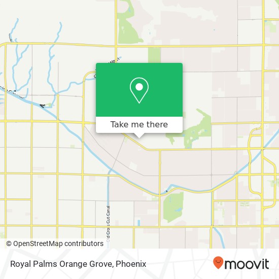 Royal Palms Orange Grove map