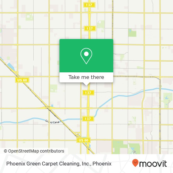 Phoenix Green Carpet Cleaning, Inc. map