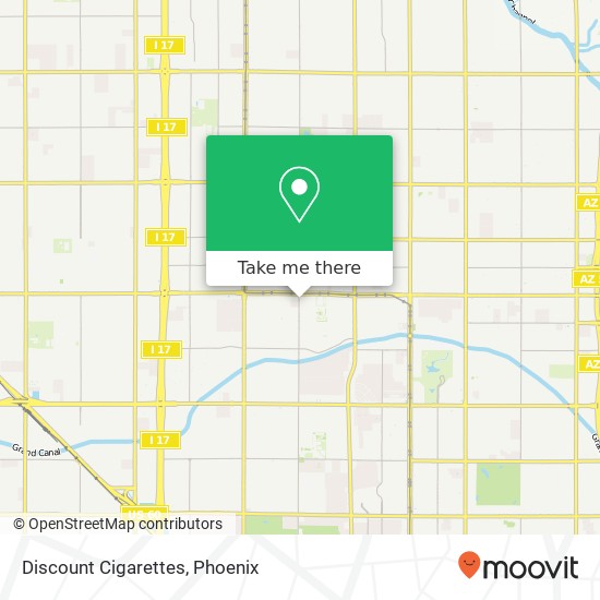 Discount Cigarettes map