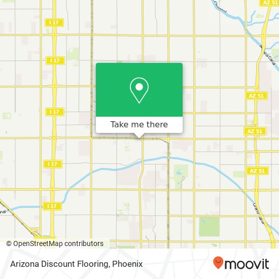 Mapa de Arizona Discount Flooring