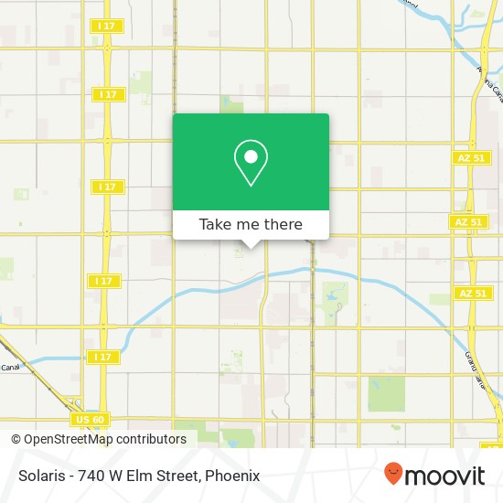 Mapa de Solaris - 740 W Elm Street