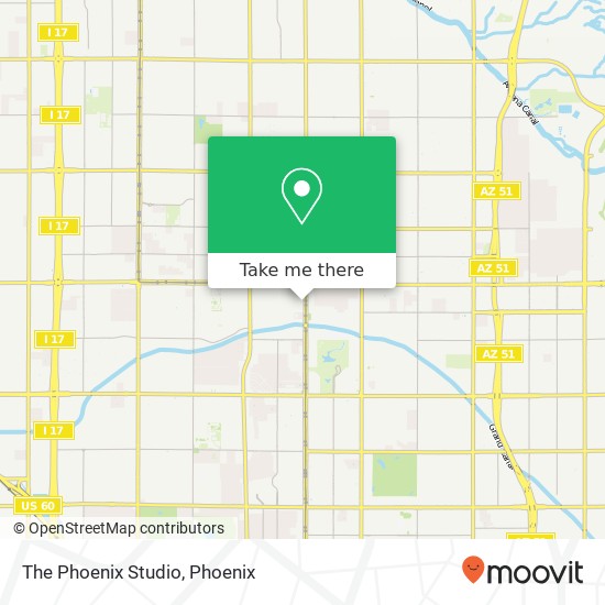 The Phoenix Studio map