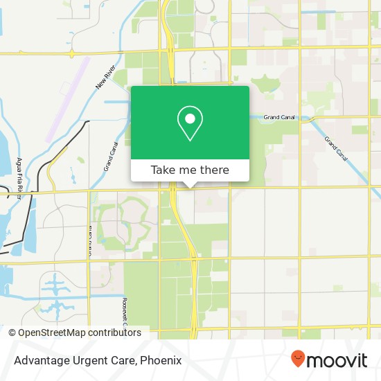 Advantage Urgent Care map