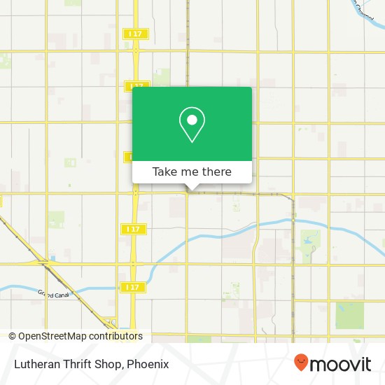 Lutheran Thrift Shop map