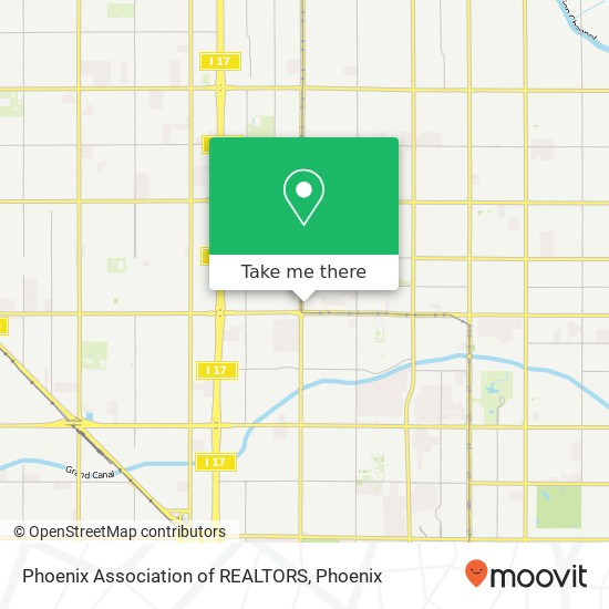 Phoenix Association of REALTORS map