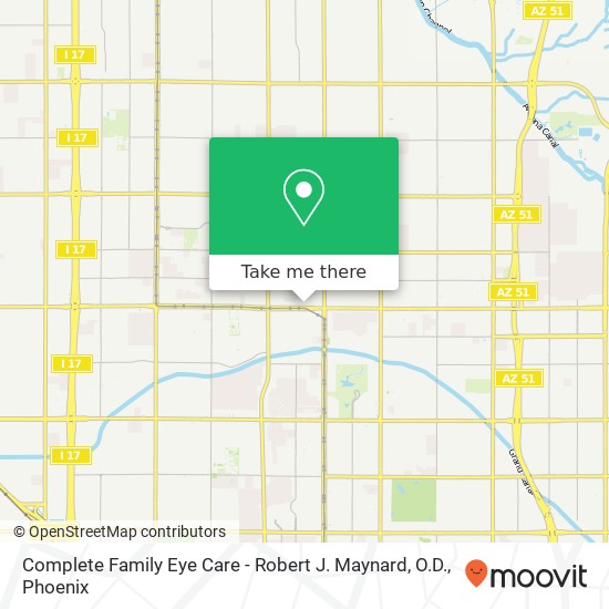 Complete Family Eye Care - Robert J. Maynard, O.D. map