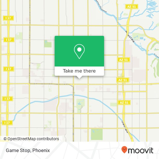 Mapa de Game Stop