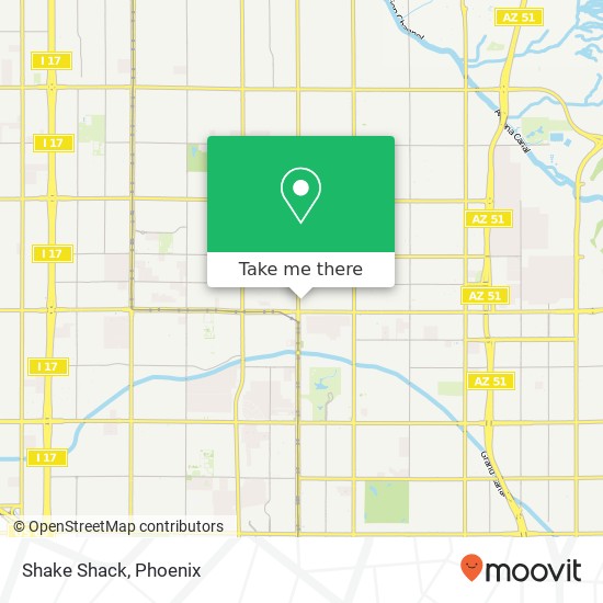 Mapa de Shake Shack