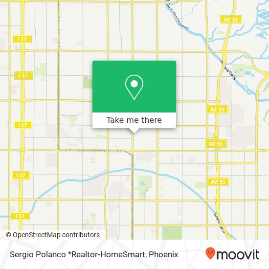 Mapa de Sergio Polanco *Realtor-HomeSmart