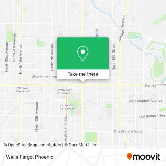 Wells Fargo map
