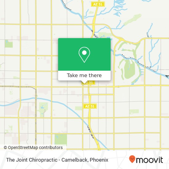 The Joint Chiropractic - Camelback map