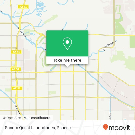 Sonora Quest Laboratories map