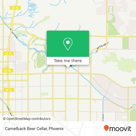 Camelback Beer Cellar map