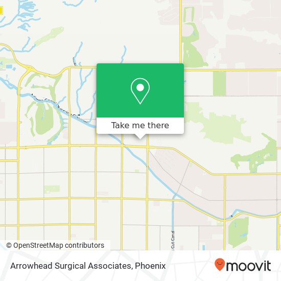 Mapa de Arrowhead Surgical Associates