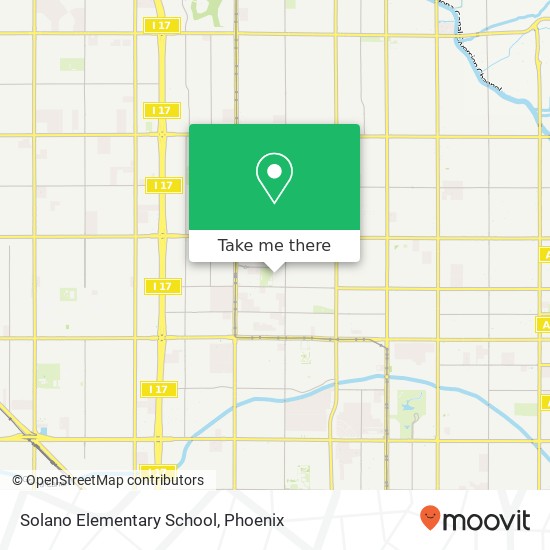 Solano Elementary School map