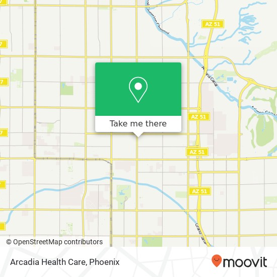 Mapa de Arcadia Health Care