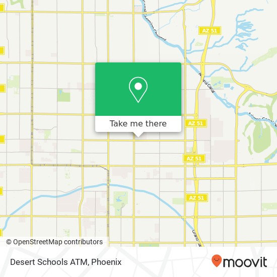 Desert Schools ATM map