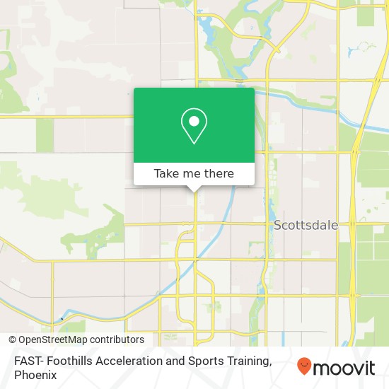 Mapa de FAST- Foothills Acceleration and Sports Training