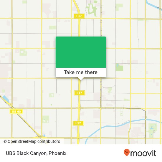 Mapa de UBS Black Canyon