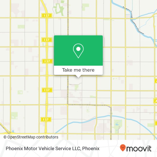 Mapa de Phoenix Motor Vehicle Service LLC