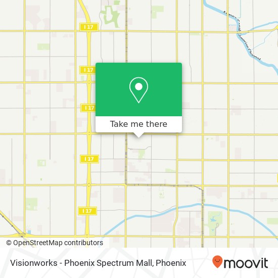 Visionworks - Phoenix Spectrum Mall map