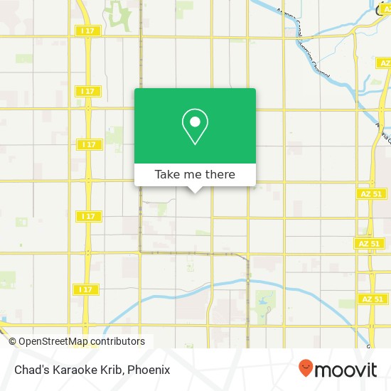 Chad's Karaoke Krib map